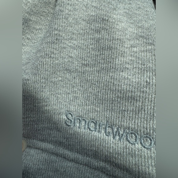 NWT SmartWool Terry Shorts - Merino Wool blend light gray Sz L - Picture 4 of 6